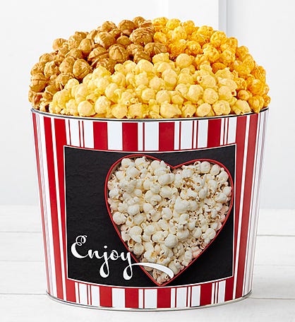 Tins With Pop&reg; Enjoy Popcorn